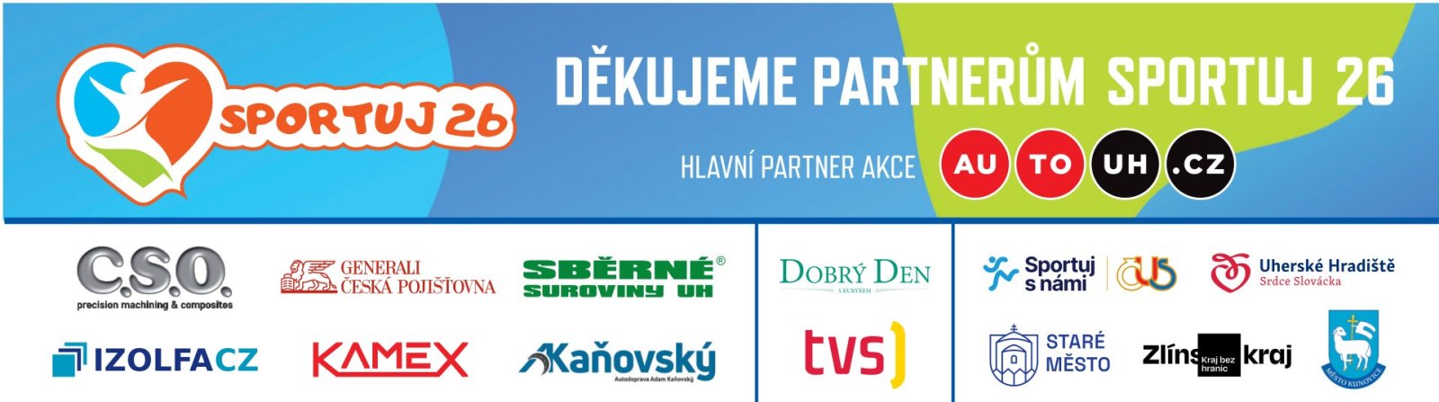 Sportuj 26 DĚKUJEME PARTNERŮM!
